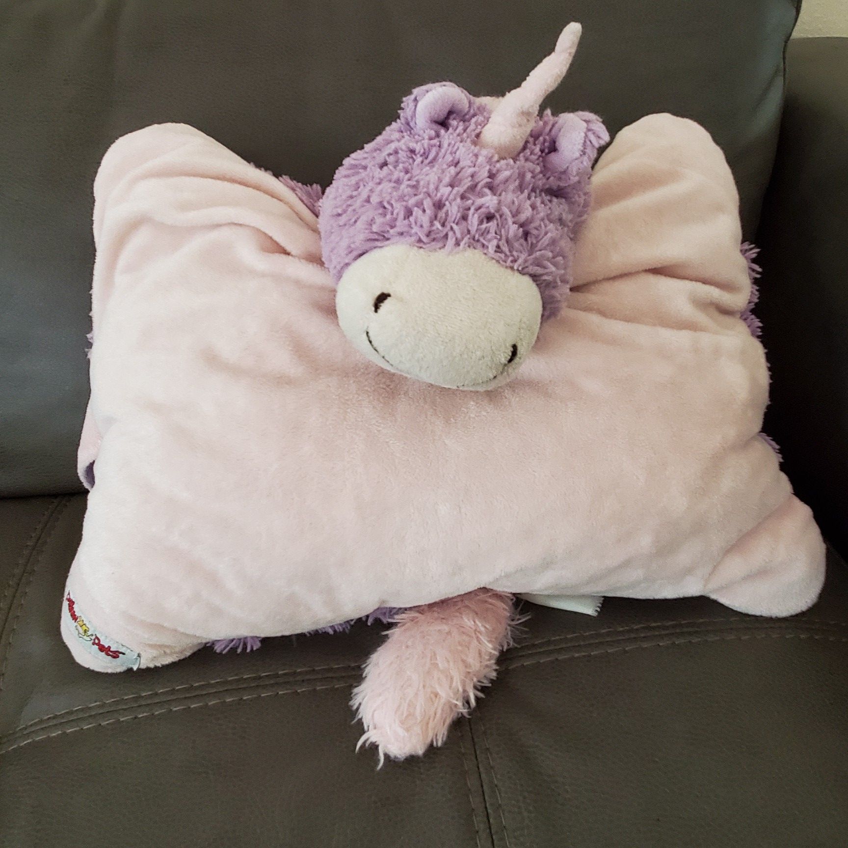 Purple unicorn deals pillow pet