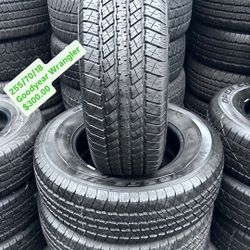 265/60R18. 99% Life used Set. We Have Many Used AND New tires. 