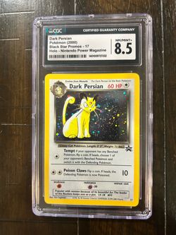 Dark Persian Holo Promo 17/53 Wotc Promo ENG Pokemon TCG 2000 CGC 8.5 🐱🐱🐱