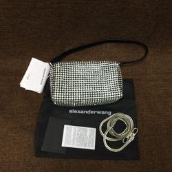 Alexander Wang heiress pouch in crystal mesh