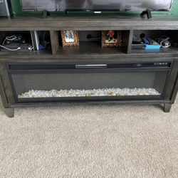 Tv Stand With Heater And Fire Place