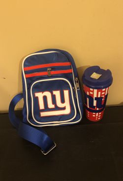 New York Giants cup and sling bag