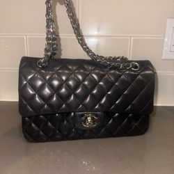 Chanel Double Flap Medium Lambskin Quilted Bag