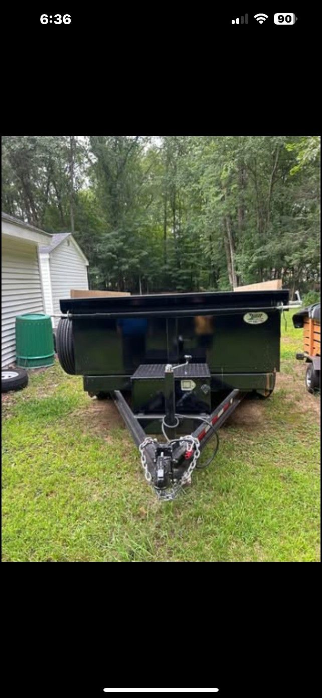 6x10 FT Dual Axle 10,000 Lb Cam Super Line Dump Trailer