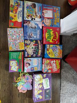 Children's educational games and puzzles 10.00 each new
