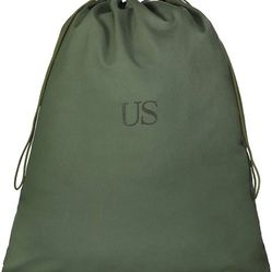 
USGI US Military Barracks Cotton Canvas Laundry Bag, Olive Green