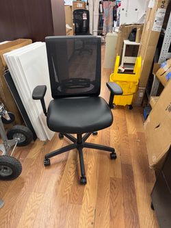 HON Convergence Mid-Back Task Chair, Synchro-Tilt and Seat Glide, Supports Up to 275 Ib, Black $200