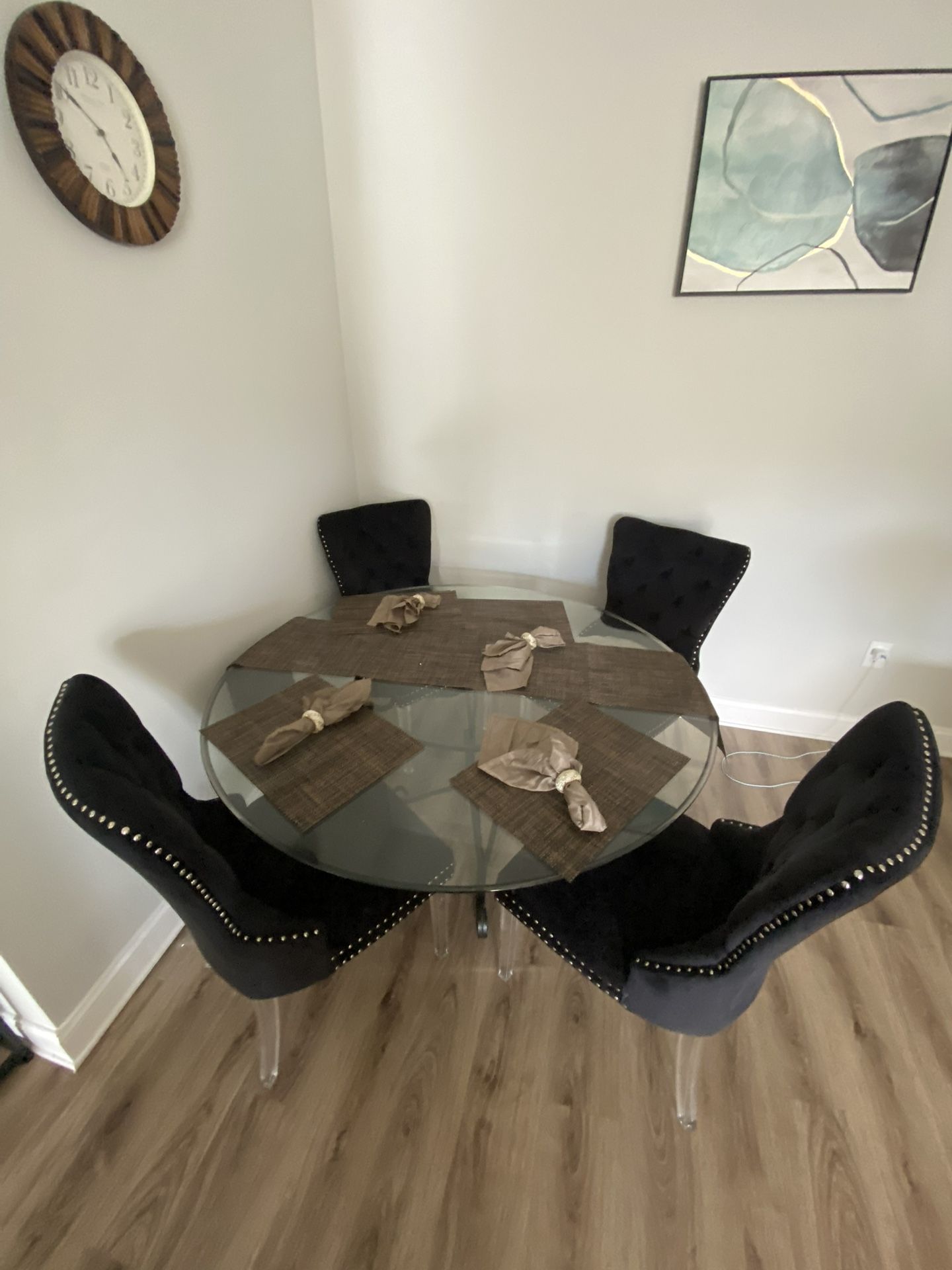 Glass Table (ready For Pick Up)