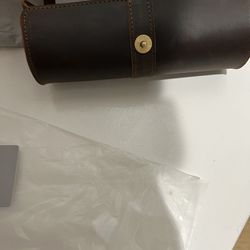 Leather Watch Travel Roll