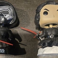 Star Wars Kylo Ren Funko Pops Bobbleheads