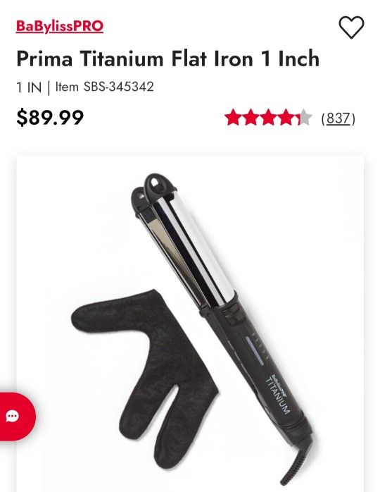Babyliss Pro Titanium Flatiron