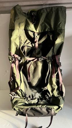 Osprey Aether AG 70 Backpacking Pack Green Hiking Backpack + Lid