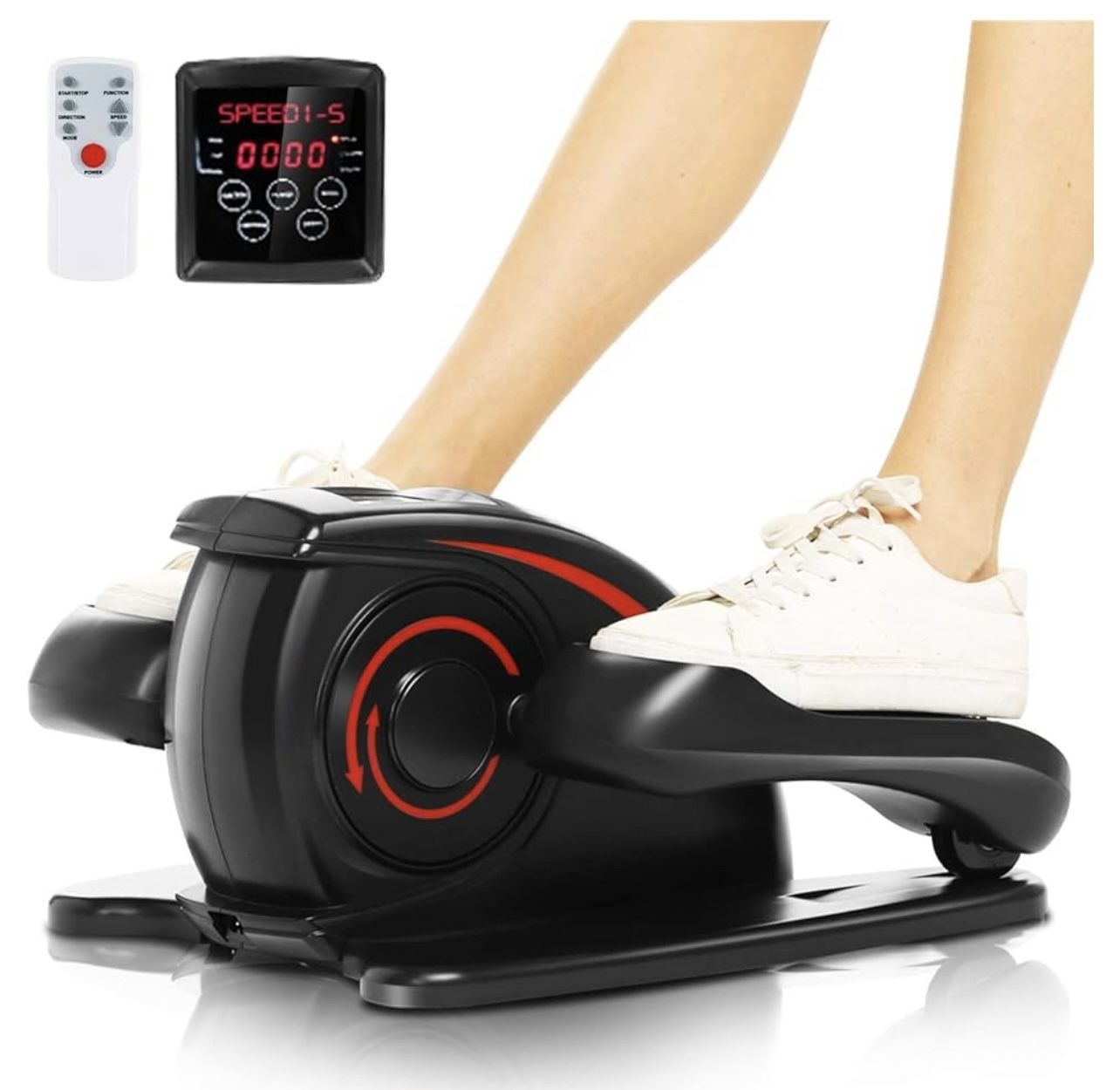ANCHEER Under Desk Elliptical Machine - Quiet Pedal Exerciser