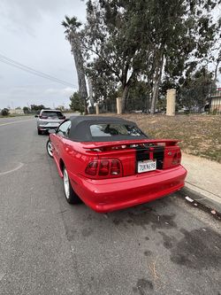 1998 Red Mustang Convertible