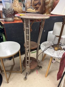 Antique Victorian Cast Iron Plant Stand