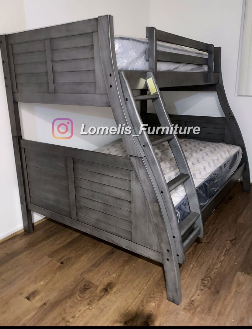 Twinfull Size Bunkb3d With Orthopedic