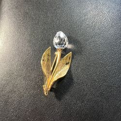 Vintage Swarovski Tulip Pin/brooch