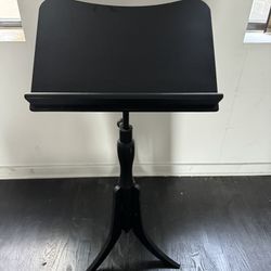 Black Wooden Music Stands