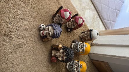 Skulls With Sports Figures