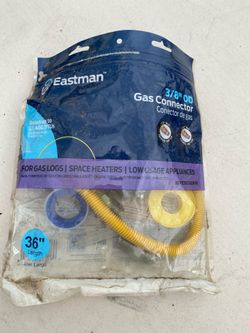 Gas line 36” & connects