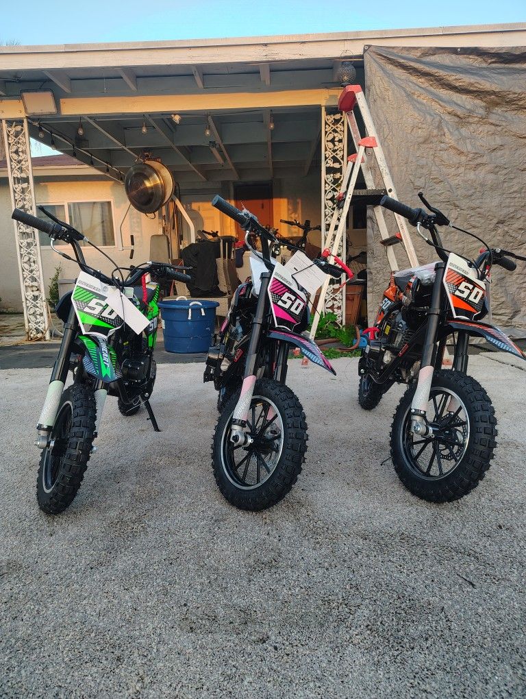 NEW 50cc automatic gas dirt bike NUEVA