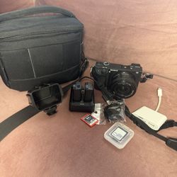 Sony A6300 Camera BUNDLE & Lens 