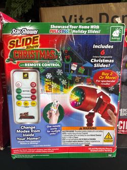 Slide show Christmas with remote control