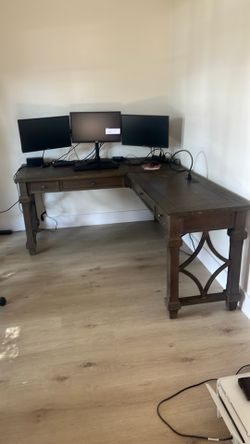 Used L shape desk