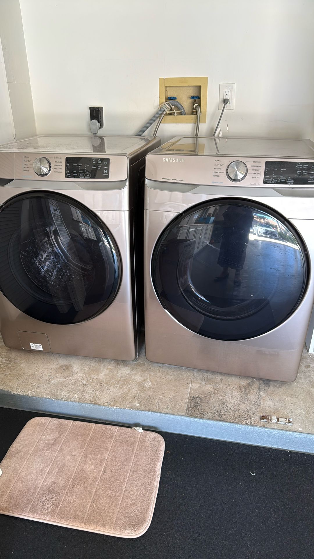 Electric-Samsung Washer And Dryer Rarely Used
