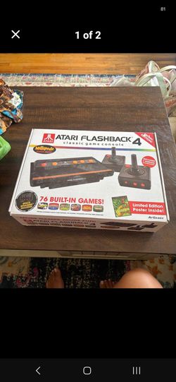 Atari 4 76 games wireless controllers console