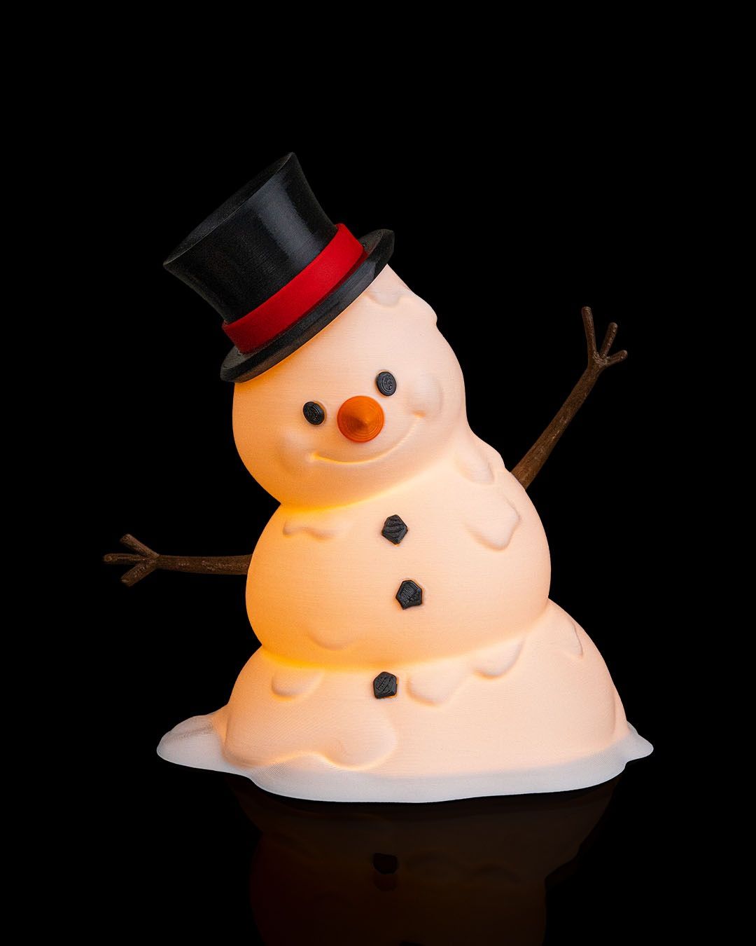 Happy Melting Snowman Light