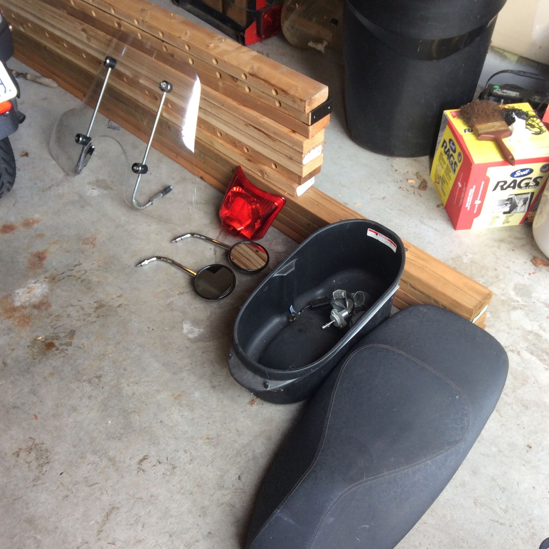 Vespa Gts Parts - Windshield and Other Pieces