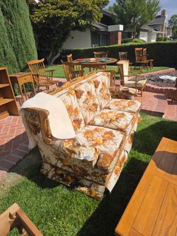 Couch with matching smaller couch