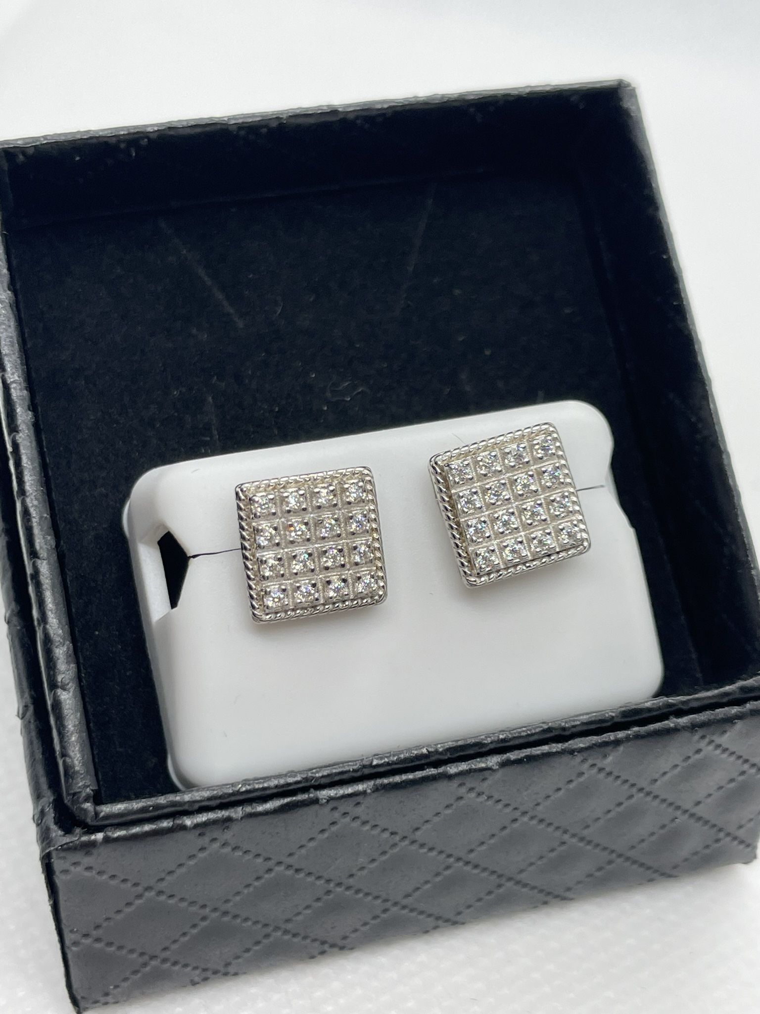 Earrings - Moissanite Diamonds & 925 Silver