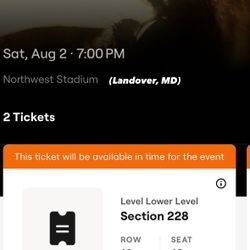 The Weeknd Tickets 08/02/25 DMV