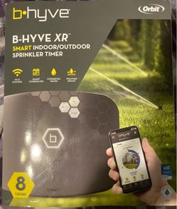 Orbit B-hyve XR Smart Sprinkler Timer - 8-Zone - WiFi-Enabled Indoor/Outdoor Irrigation Controller - App Control - Weatherproof Watering System - Mult