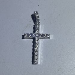Moissanite Cross