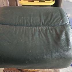 Real Leather Tilting ottoman 
