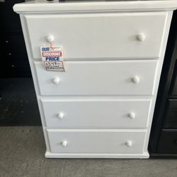 Solid Wood Dresser With Full Extension Rails 