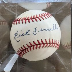 Rick Ferrell Autographed Baseball