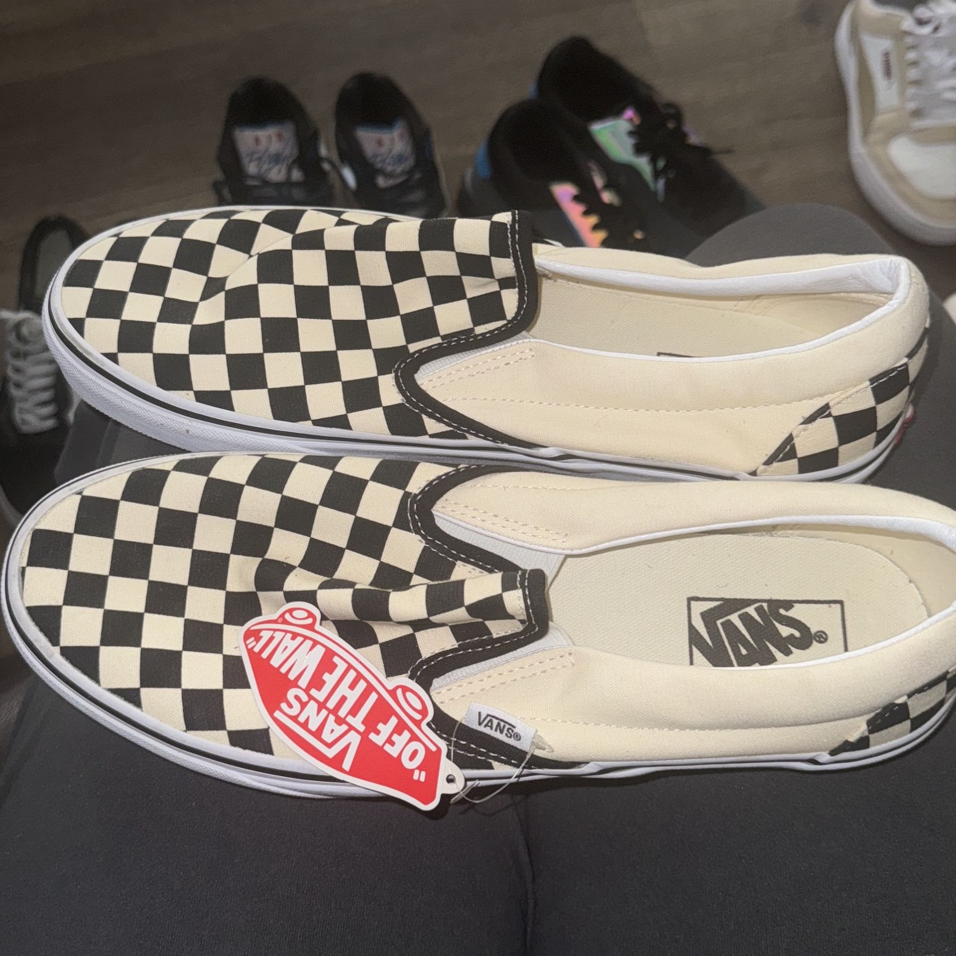 CHECKERED VANS