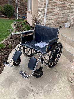 New 24” Medline Wheelchairs (heavy Duty)