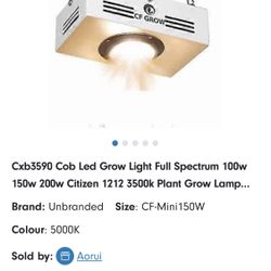 COB LED 200 watt Grow Lights