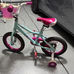 JOYSTAR Paris Girls Bike 14 Inch With Training Wheels 