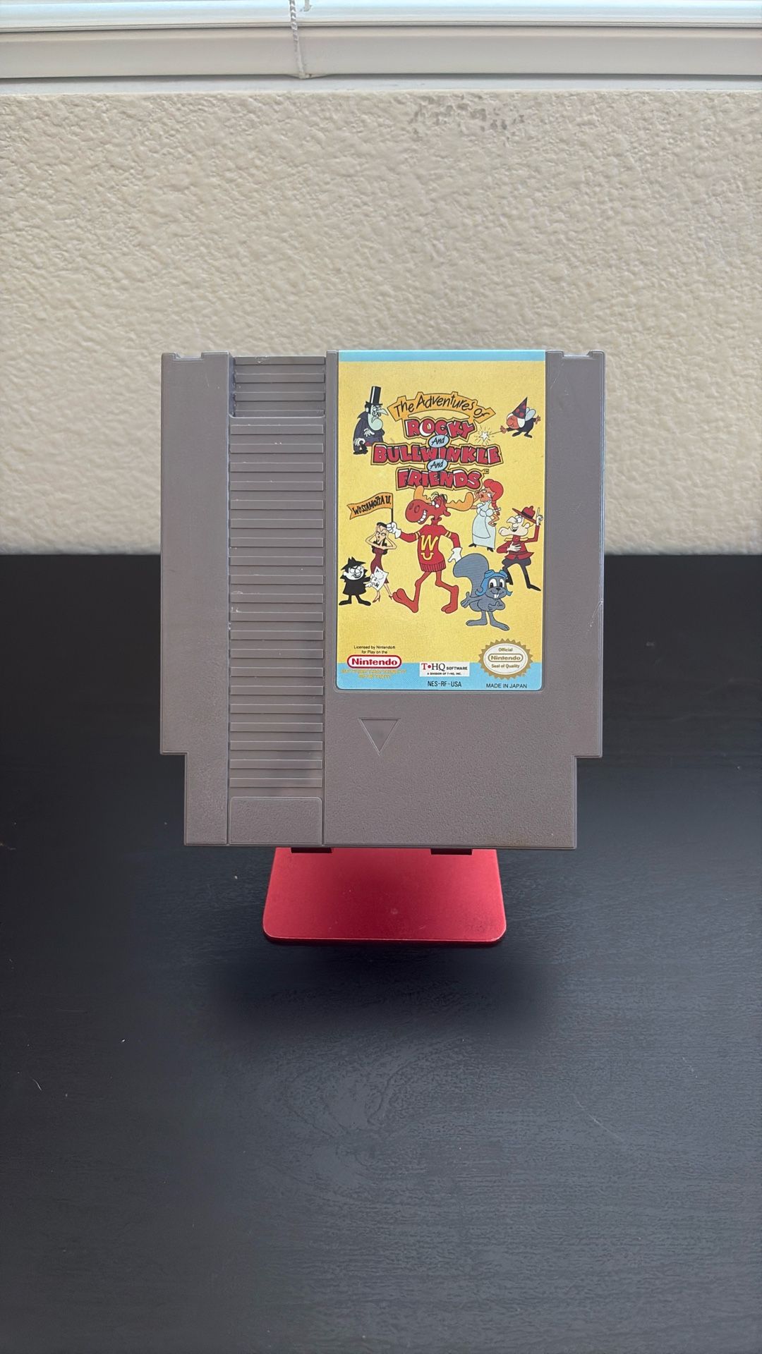 Original Nintendo (NES) Game The Adventures Of Rocky & Bullwinkle & Friends