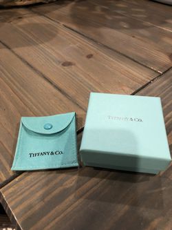Tiffany and Co box and pouch only new !