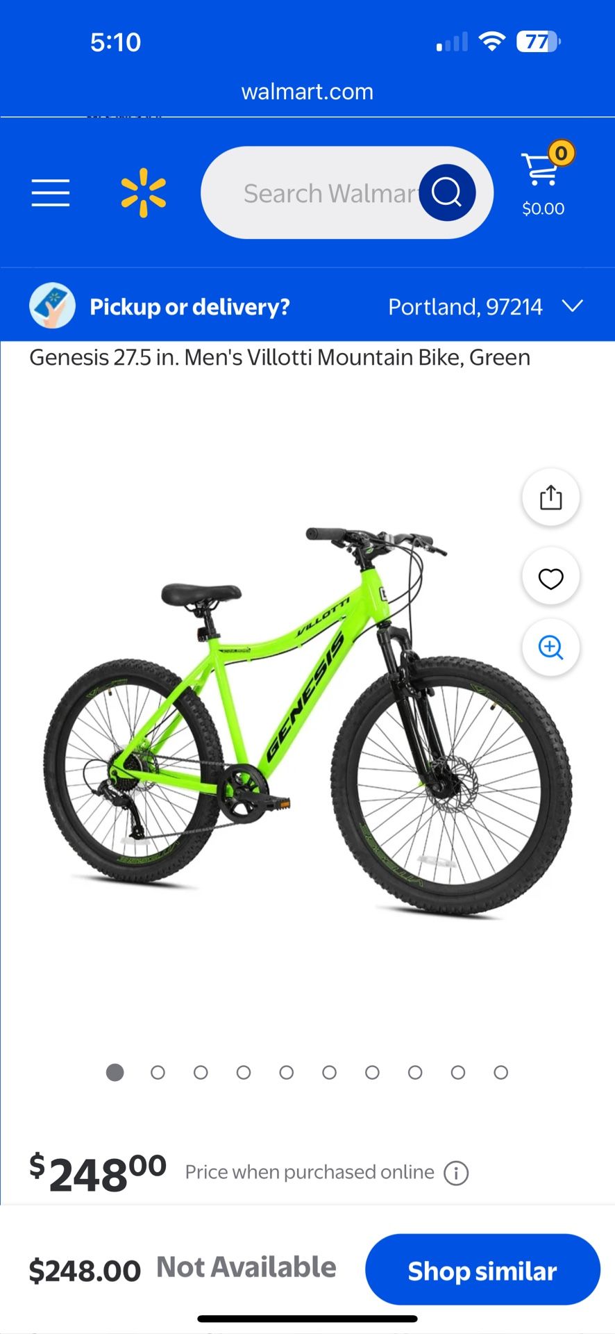 Genesis 27.5” Men’s Villotti Mountain Bike