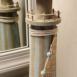 13" W x 20" H - Decorative Sailboat & Lighthouse