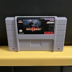 Mortal Kombat II 2 Two for Super Nintendo Entertainment System video game console cartridge SNES MK
