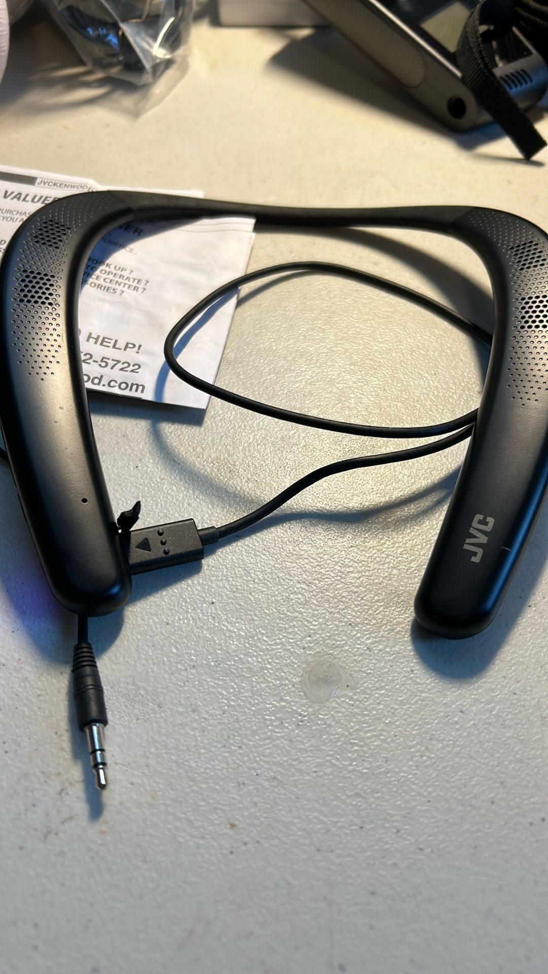 JVC SP A7WT W Neck Speaker Wireless